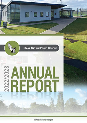 Stoke Gifford Parish Council Annual Report 2022/2023 Front Cover