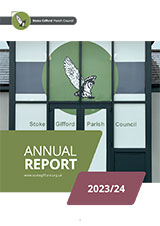 Stoke Gifford Parish Council Annual Report 2023/24 Front Cover