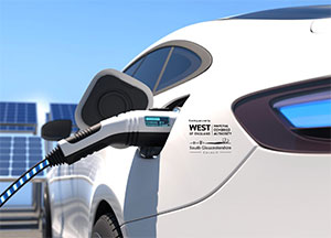 Photo of an electric car charge point