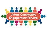 Virtual Community Engagement Forums logo