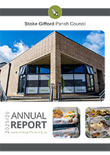 Stoke Gifford Parish Council Annual Report 2025/26 Front Cover