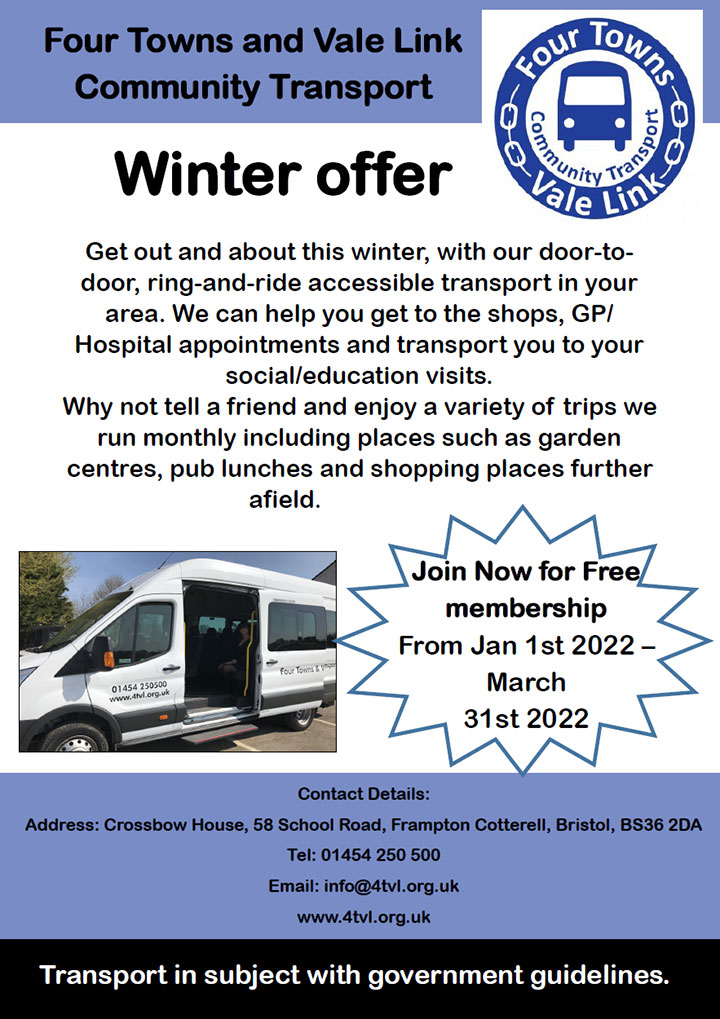 Four Towns Vale Link Winter Offer poster
