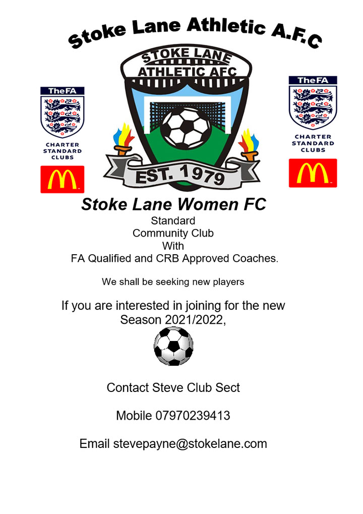 Stoke Lane Women FC poster