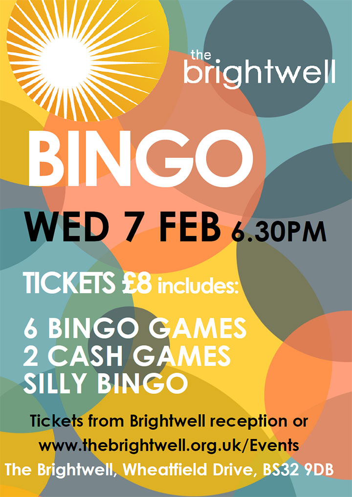 Poster advertising the Bingo Night (all text content displayed on page)