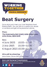 Poster advertising the Beat Surgery