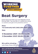 Poster advertising the Beat Surgery