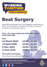 Poster advertising the Beat Surgery