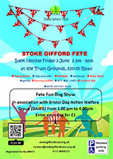 Poster advertising the Stoke Gifford Fete
