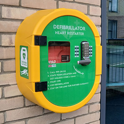 Picture of a Public Access Defibrillator
