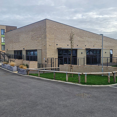 Photo of Brooklands Park Community Centre from side view